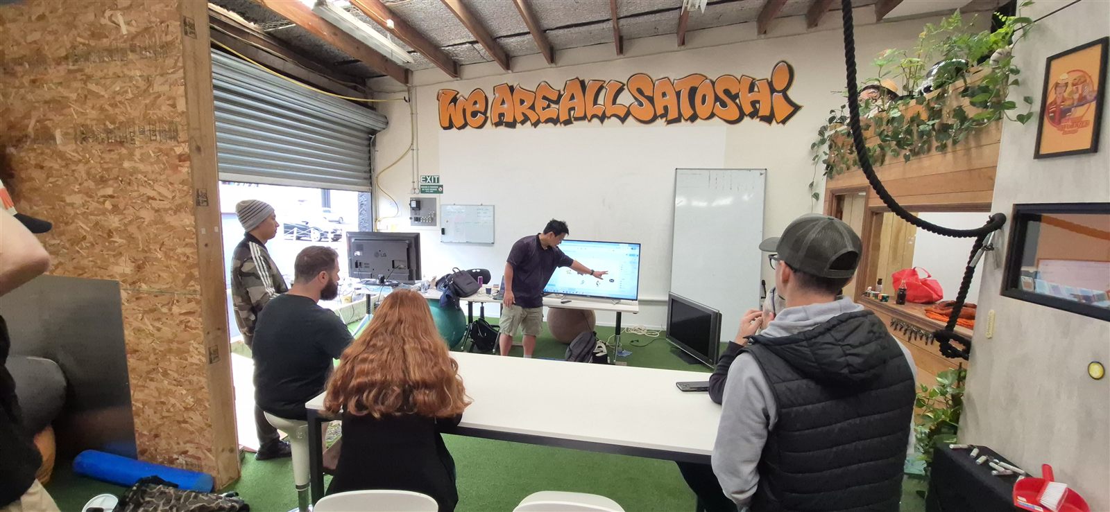 Working session inside Node Space in Devonport